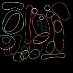 Канцелярські резинки, гумки для грошей